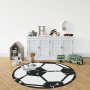 Conceptum Hypnose Woopamuk162 Crno - beli okrugli tepih 100 x 100 (625HFT2880) - slika 3
