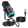 FIFINE AM8 Dynamic RGB Microphone - Black - slika 2
