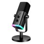 FIFINE AM8 Dynamic RGB Microphone - Black - slika 1