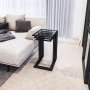 HANAH HOME Ibiza Black Smoked Glass set stolova - slika 1