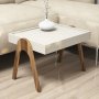 HANAH HOME Roma Walnut Cream set stolova - slika 3