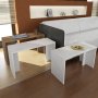 HANAH HOME Cango White Walnut set stolova - slika 3