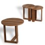 HANAH HOME Mira Walnut set stolova - slika 4