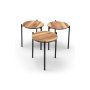 HANAH HOME Yuvarlak Zigon Set stolova - slika 4