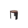 HANAH HOME Lavia 4 Walnut set stolova - slika 3