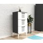 HANAH HOME Asimo H Anthracite White - slika 2