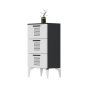 HANAH HOME Asimo H Anthracite White - slika 4