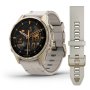 GARMIN Fenix 8 43, AMOLED, Sapphire, Fog Gray Leather (010-02903-40) - slika 1