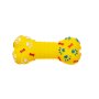 Savacoop Igračka za pse Gumena kost, 18cm, Žuta - slika 1