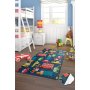 Conceptum Hypnose Multicolor tepih Cars Blue 100 x 160 (876CHL1147) - slika 2