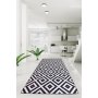 Conceptum Hypnose Crno - Beli tepih Djt 100 x 180 (286CHL3915) - slika 1
