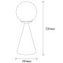 OPVIQ Stona lampa Gondol 5041 - slika 3