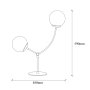 OPVIQ Stona lampa Kromozom 5005 - slika 3