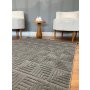 Conceptum Hypnose Tepih u tamno sivoj boji Dizayn Kare 100 x 200 (514SRZ1781) - slika 3