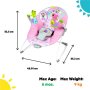 KIDS II Ležaljka za bebe BS Pink Paradise 16732 - slika 5