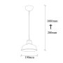 OPVIQ Visilica Berceste 181 White S - slika 3