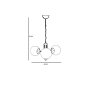 OPVIQ Visilica Bankok 3 846STL5140 - slika 4