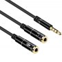 VELTEH 4 polni 3.5mm M na 2F razdelnik KT-AUS-21 - slika 1