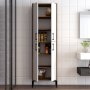 HANAH HOME Berlin A Walnut White komoda - slika 4