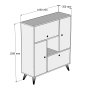 HANAH HOME Hercules 3100 komoda - slika 5