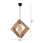 OPVIQ Visilica Square Natural - slika 5