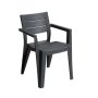 KETER Stolica Julie Dinning Grafit CU 246188 - slika 1