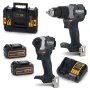 DeWALT DCK200MP2T MCLAREN formula 1 Set akumulatorskih alata (DCD85M + DCF85M + 2 x baterija 18V + punjač + kofer) - slika 1
