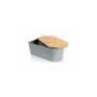 Vilde 259302 - Kutija za hleb 33 x 18,5 x 12 cm - Siva - slika 1