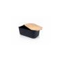 Vilde 259301 - Kutija za hleb 33 x 18,5 x 12 cm - Crna - slika 1