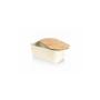 Vilde 259303 - Kutija za hleb 33 x 18,5 x 12 cm - Bez - slika 1