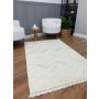 Conceptum Hypnose Tepih u krem boji Tasarım Zigzag 100 x 300 (514SRZ1895) - slika 1