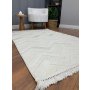 Conceptum Hypnose Tepih u krem boji Tasarım Zigzag 100 x 300 (514SRZ1895) - slika 2