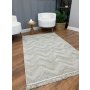 Conceptum Hypnose Tepih u sivoj boji Tasarım Zigzag 100 x 300 (514SRZ1888) - slika 1