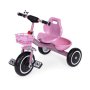 ECO TOYS Tricikl sa neklizajućim rukohvatima, zvoncem i korpom WQL-1999 Pink - slika 5