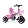 ECO TOYS Tricikl sa neklizajućim rukohvatima, zvoncem i korpom WQL-1999 Pink - slika 1