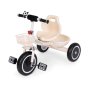 ECO TOYS Tricikl sa neklizajuim rukohvatima, zvoncem i korpom, Beige - slika 4