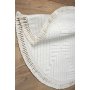 Conceptum Hypnose Beli okrugli tepih Sosa 9002 115 cm - slika 2