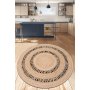 Conceptum Hypnose Jute Cap 120 okrugli multicolor tepih 120 cm (287CHL2417) - slika 1