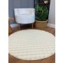 Conceptum Hypnose Okrugli tepih Puffy Bubble Cream 120 x120 (514SRZ1671) - slika 1