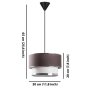 OPVIQ Visilica Cake Anhracite Silver - slika 5