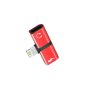 Xwave Xwave Adapter Lightning na 2xTip-C,žensko-muški,red - slika 1