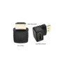 Xwave Xwave Adapter HDMI 270 Degree Right Angle,HDMI muško-ženski,gold plated - slika 1