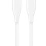 GEMBIRD GEMBIRD CC-USB2S-CMCM-1.5M-W Gembird 60W Premium silicon Type-C PD charging & data cable, 1.5m, White - slika 1