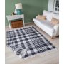 Conceptum Hypnose Tepisi 22991A White Black 120 x 180 (932ELT1166) - slika 3