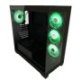 LC POWER Seamless X LC-715B-ON Black mid tower kućište - slika 2