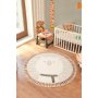 Conceptum Hypnose Okrugli sivi tepih sa printom Bercario Kids 9272 130 x130 (690CCL1208) - slika 1