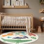 Conceptum Hypnose Okrugli beli tepih sa printom Woopamuk109 130 x130 (625HFT2294) - slika 1