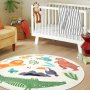 Conceptum Hypnose Okrugli beli tepih sa printom Woopamuk109 130 x130 (625HFT2294) - slika 2