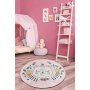 Conceptum Hypnose Okrugli multicolor tepih Sophie Pink 140 cm (876CHL1197) - slika 1