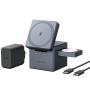 ANKER 3-in-1 Cube with MagSafe B2B Black (Y1811G11) - slika 1